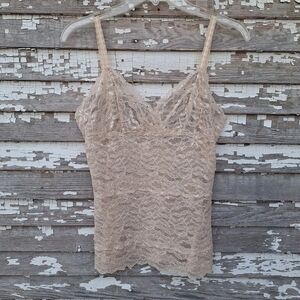 Francesca Miranda sheer lace camisole cami top NWT